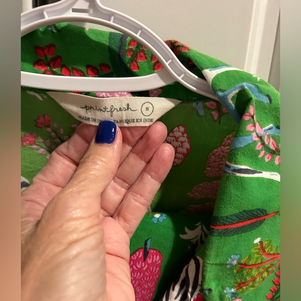 Long Set By Printfresh Antelope Forest Print. Siz… - image 3